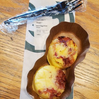 Starbucks - Bacon and gruyere egg bites are delicious - Coffee & Tea Near Me - El Paso, Texas Starbucks - Bacon and gruyere egg bites are delicious - Coffee & Tea Near Me - El Paso, Texas
