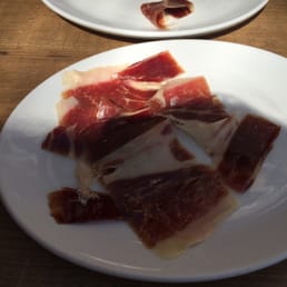 Iberian ham tapa