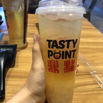 Tasty Point - Lychee coconut jelly tea - Taiwanese Near Me - Houston, Texas Tasty Point - Lychee coconut jelly tea - Taiwanese Near Me - Houston, Texas