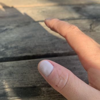 Fancy Nails - Manicure?? I can do a better job myself. Painted way to fast, not completely painted. Cuticles partially removed! - Nail Salons Near Me - Mount Vernon, Washington
