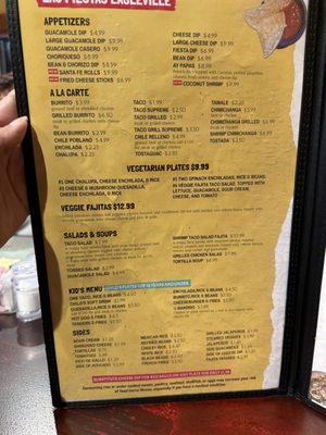 Menu photo 7 Las Fiestas Eagleville, TN