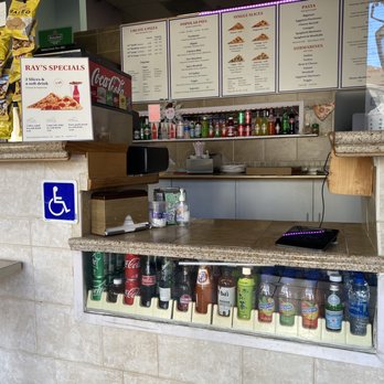 Ray's Pizza - Counter view for ordering. Available drinks 01/03/21 - Pizza Near Me - Irvine, California Ray's Pizza - Counter view for ordering. Available drinks 01/03/21 - Pizza Near Me - Irvine, California