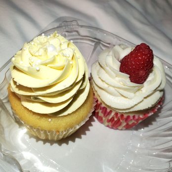 Sister Honey's - (L) Lemon Cupcake  (R) Cheesecake Cupcake - Desserts Near Me - Orlando, Florida