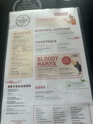 Menu photo 1 Breakfast Republic San Diego, CA