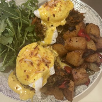 Sally’s - Eggs Benedict - Caribbean Near Me - Brooklyn, New York