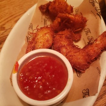 The Bonnie - Coconut Shrimp with sweet chili sauce - Cocktail Bars Near Me - Astoria, New York The Bonnie - Coconut Shrimp with sweet chili sauce - Cocktail Bars Near Me - Astoria, New York