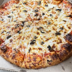 The Italian Village - Mushroom and Onion Pizza