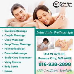 Lotus Rain Wellness Spa - Check out our services and benefits