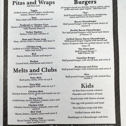 Marine City Grill - Menu