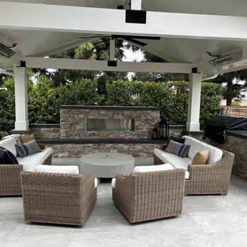 Taveras Custom Landscape - Paulino's crew built the fireplace, barbecue island and tiled patio - Artificial Turf Near Me Taveras Custom Landscape - Paulino's crew built the fireplace, barbecue island and tiled patio - Artificial Turf Near Me