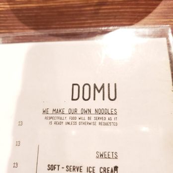 DOMU - Menu - Ramen Near Me - Orlando, Florida DOMU - Menu - Ramen Near Me - Orlando, Florida