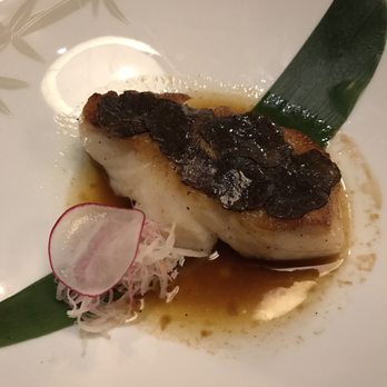 Matsuhisa - Black truffle goodness. The fish was cooked perfectly. - Sushi Bars Near Me - Denver, Colorado Matsuhisa - Black truffle goodness. The fish was cooked perfectly. - Sushi Bars Near Me - Denver, Colorado
