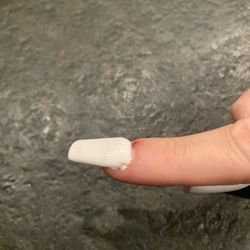 Tres Chic Hair and Nail Salon - Look at the bloody cuticle