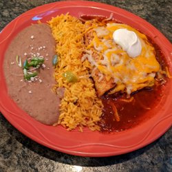 Las Palmeras - Beef enchilada