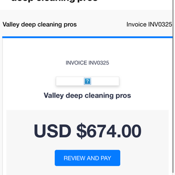 Valley deep cleaning pros's - First invoice sent while on vacation, where her math did not add up. - Home Cleaning Near Me Valley deep cleaning pros's - First invoice sent while on vacation, where her math did not add up. - Home Cleaning Near Me