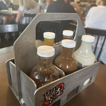 Valley Smoke Restaurant - They have 6 different sauces to choose from. - Barbeque Near Me - Ponte Vedra Beach, Florida Valley Smoke Restaurant - They have 6 different sauces to choose from. - Barbeque Near Me - Ponte Vedra Beach, Florida
