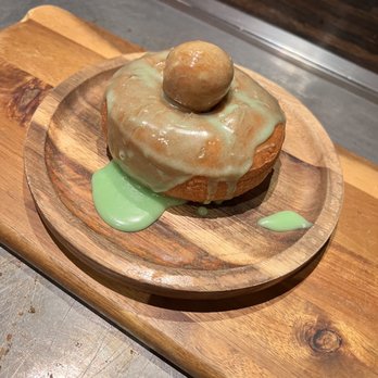 Gaijin - Pandan-coconut mochi donut - Japanese Near Me - Chicago, Illinois Gaijin - Pandan-coconut mochi donut - Japanese Near Me - Chicago, Illinois