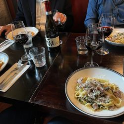 The Moat - Three different types of homemade pastas. Excellent all around.