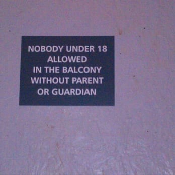 Strand Theatre - New rule, makes sense since all the kids would go crazy up there. - Cinema Near Me - Paw Paw, Michigan
