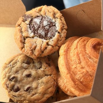 FKN Bread - Ham & cheese croissant Brown Butter toffee with dark choc and sea salt  Choc & peanut butter with sea salt. Yum!! - Bakeries Near Me - San Juan Capistrano, California