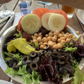 Bocca Lupo - Small Greek salad... is big! Feta on the side for me. I liked the dressing - Pizza Near Me - North Port, Florida Bocca Lupo - Small Greek salad... is big! Feta on the side for me. I liked the dressing - Pizza Near Me - North Port, Florida