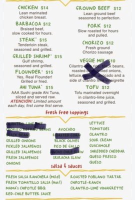 Menu photo 1 Taco Mama - Union Union, KY