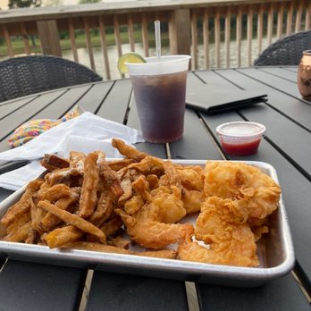 The Red Stag Tavern - Shrimp with Parmesan fries - Cocktail Bars Near Me - Vidalia, Georgia The Red Stag Tavern - Shrimp with Parmesan fries - Cocktail Bars Near Me - Vidalia, Georgia