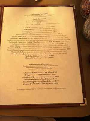Menu photo 3 El Zacatecano Salinas, CA
