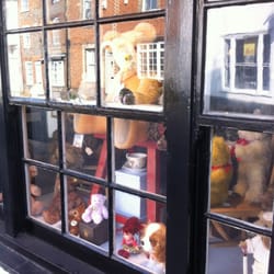 Asquiths Teddy Bear Shop - Teddy's in the window.