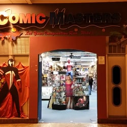 Comic Masters - Storefront. Lighting in the Whitehall Mall is terrible.