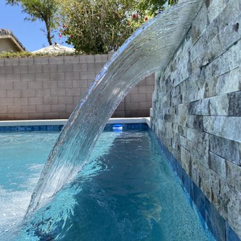 Dolphin Pools - Waterfall. - Pool & Hot Tub Service Near Me - Phoenix, Arizona