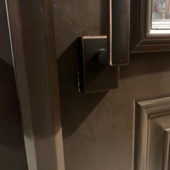 EcoTech Windows & Doors - Paint removed because they moved the handles - Windows Installation Near Me - Concord, Ontario