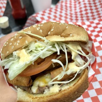 Corner Grille - Spicy Jalapeño Burger (highly recommend) - Korean Near Me - Van Nuys, California Corner Grille - Spicy Jalapeño Burger (highly recommend) - Korean Near Me - Van Nuys, California