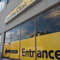 Sheridan Centre - A large and well operated Pop up vaccine clinic