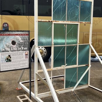 Pearl Harbor Aviation Museum - Hanger windows with bullet holes - Museums Near Me - Honolulu, Hawaii