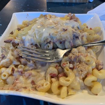 RipTydz - The Mac n Cheese with crab and bacon. - Seafood Near Me - Myrtle Beach, South Carolina RipTydz - The Mac n Cheese with crab and bacon. - Seafood Near Me - Myrtle Beach, South Carolina