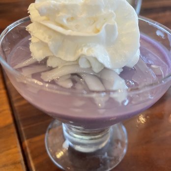 Avenida Restaurant - Ube panna cotta - Filipino Near Me - San Mateo, California Avenida Restaurant - Ube panna cotta - Filipino Near Me - San Mateo, California