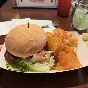 Alice's Restaurant - Jalopy burger with BBQ sauce, bacon, jalapeno - Diners Near Me - Woodside, California Alice's Restaurant - Jalopy burger with BBQ sauce, bacon, jalapeno - Diners Near Me - Woodside, California