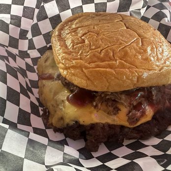 Bussin' Q - Brisket Bomb Burger - Food Trucks Near Me - San Antonio, Texas Bussin' Q - Brisket Bomb Burger - Food Trucks Near Me - San Antonio, Texas