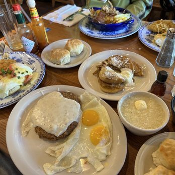 Cracker Barrel Old Country Store - a table full of food - Breakfast & Brunch Near Me - Suwanee, Georgia Cracker Barrel Old Country Store - a table full of food - Breakfast & Brunch Near Me - Suwanee, Georgia