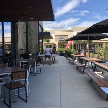 Shake Shack Waverly Place - Patio area, complete with a ping pong table! - Fast Food Near Me - Cary, North Carolina Shake Shack Waverly Place - Patio area, complete with a ping pong table! - Fast Food Near Me - Cary, North Carolina