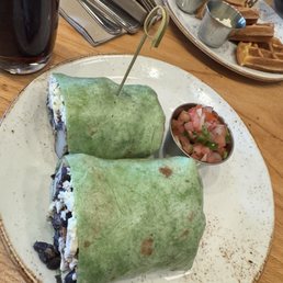 Chicken breakfast wrap