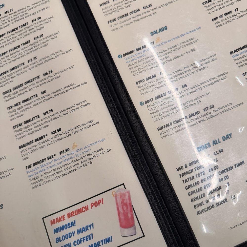 Beeliner Diner - Menu - Breakfast & Brunch Near Me - Alexandria, Virginia