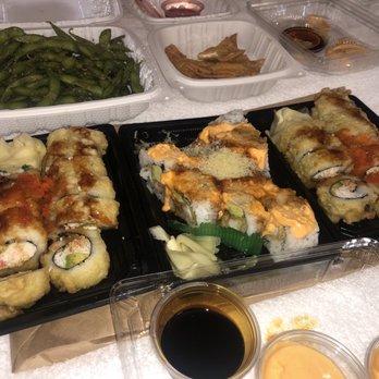 BE Wok and Sushi - Fried California Roll Shrimp tempura - Sushi Bars Near Me - Sonora, California