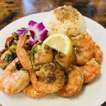Guieb Cafe - Garlic shrimp - New American Near Me - Honolulu, Hawaii Guieb Cafe - Garlic shrimp - New American Near Me - Honolulu, Hawaii