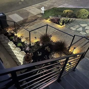 OP Metal Works - Horizontal railing for stairs, and single bar handrail for front walk-up - Metal Fabricators Near Me - Fairfield, California OP Metal Works - Horizontal railing for stairs, and single bar handrail for front walk-up - Metal Fabricators Near Me - Fairfield, California
