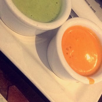 El Rocoto - Sauces with bread the green sauce is bombb - Peruvian Near Me - Gardena, California