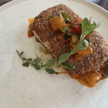Lallande - Halibut. Delicious - French Near Me - Madison, Wisconsin