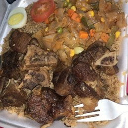 Jallof rice and lamb