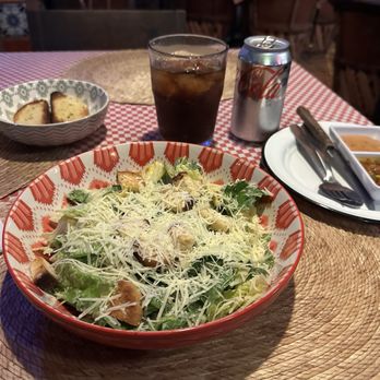 Mezzaluna - Caesar Salad & Meat lovers lasagna - Italian Near Me - Loreto, BCS Mezzaluna - Caesar Salad & Meat lovers lasagna - Italian Near Me - Loreto, BCS